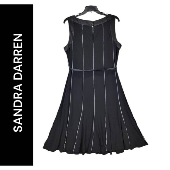 Sandra Darren Black Midi Dress - Picture 2 of 12